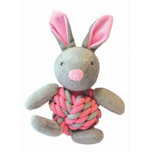 Load image into Gallery viewer, Little Rascals Knottie Bunny Rope Dog Toy
