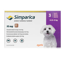 Load image into Gallery viewer, Simparica Palatable Tablets for Dogs

