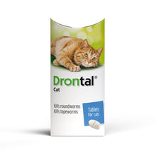 Load image into Gallery viewer, Drontal Wormer Tablets for Small &amp; Medium Cats - Under 4kg - All Pack Sizes
