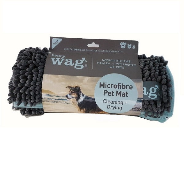 Henry Wag Micro Fibre Noodle Cleaning & Drying Pet Mat - All Sizes