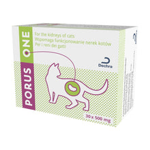 Load image into Gallery viewer, Dechra Porus One Kidney Support For Cats 30 x 500mg &amp; FREE Add One Treats
