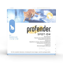 Load image into Gallery viewer, Vetoquinol Profender Spot-On Solution for Cats x 2 Pipettes
