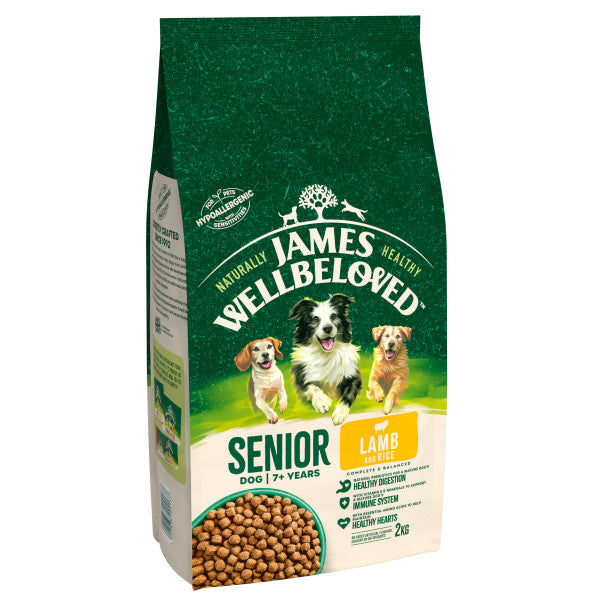 James Wellbeloved Lamb & Rice Senior Dog Food 2kg