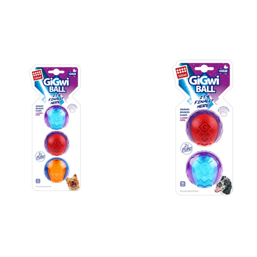 GiGwi Squeaker TPR Balls With Squaker - All Options