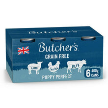 Load image into Gallery viewer, Butcher&#39;s Can Recipes Wet Dog Food 6x400g- Various Types
