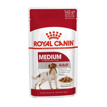 Load image into Gallery viewer, Royal Canin Nutritional Wet Dog Food For Medium Adult Dogs 10x140g

