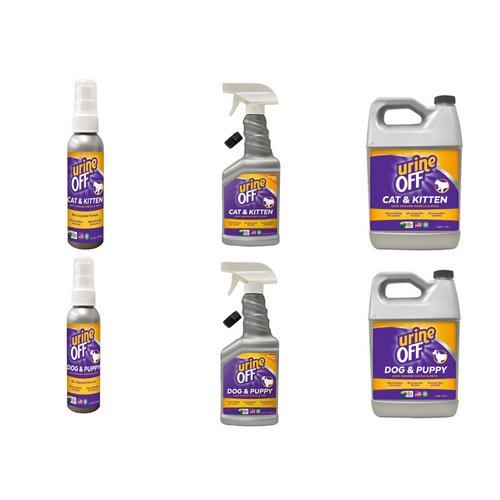 Urine Off Cat & Dog Wee Odour & Stain Remover Cleaner Solution - All Options