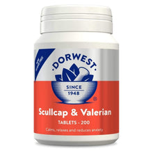 Load image into Gallery viewer, Dorwest Herbs Scullcap &amp; Valerian Calming Tablets for Dogs and Cats
