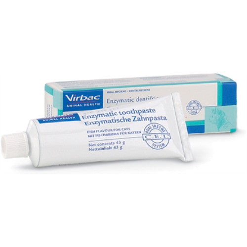 Virbac Enzymatic Toothpaste for Cats - Fish Flavour - 43g