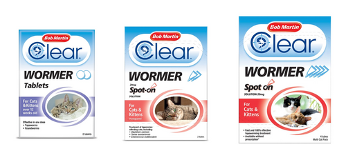 BM Spot On & Tablet Wormer For Cats