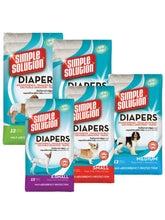 Load image into Gallery viewer, Simple Solution Disposable Dog Diapers - All Sizes
