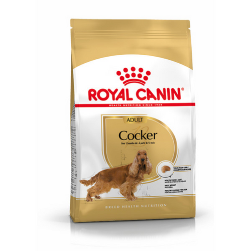 Royal Canin Dry Dog Food Specifically For Adult Cocker - All Sizes