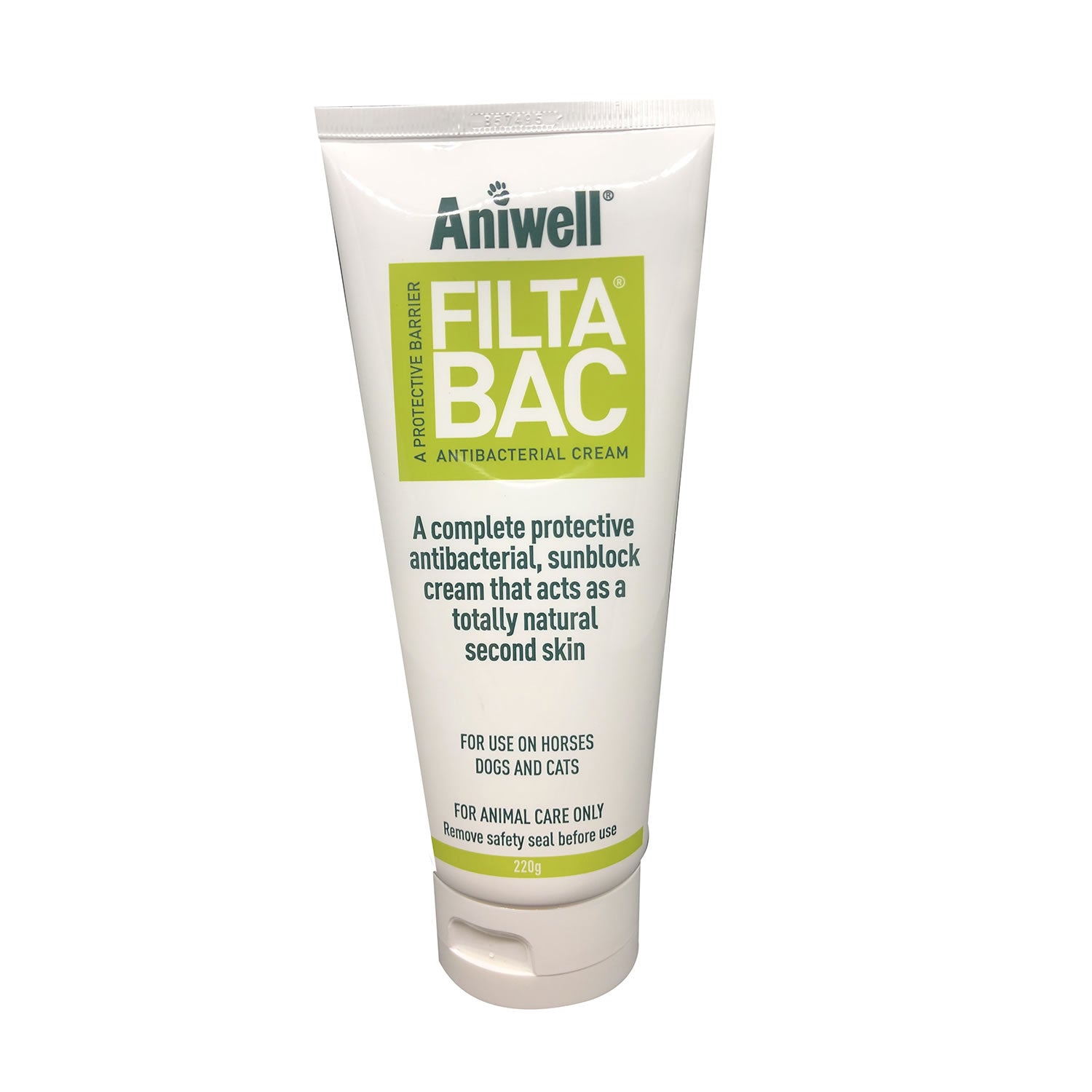 Aniwell Filtabac Antibacterial And Sunburn Cream- Various Sizes 