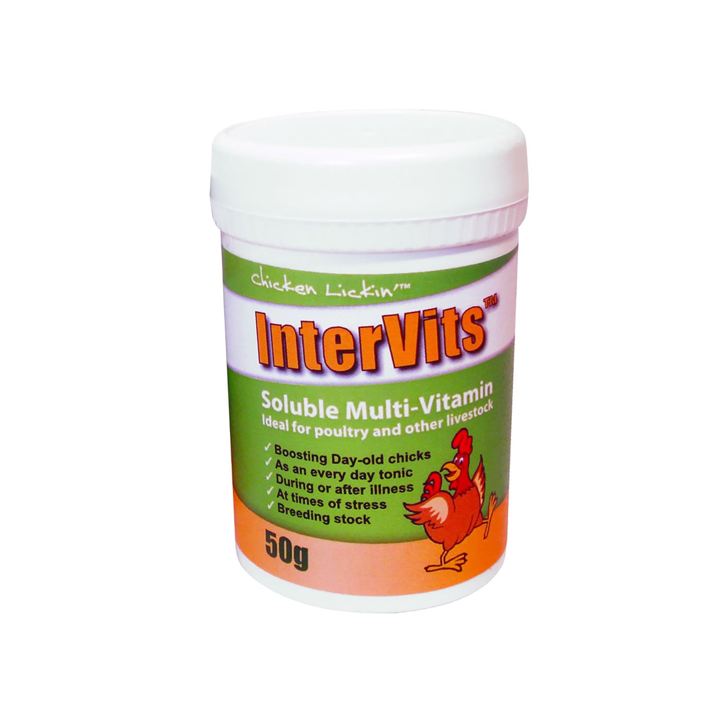 Agrivite Chicken Lickin' Intervits Soluble Multivitamins- Various Sizings