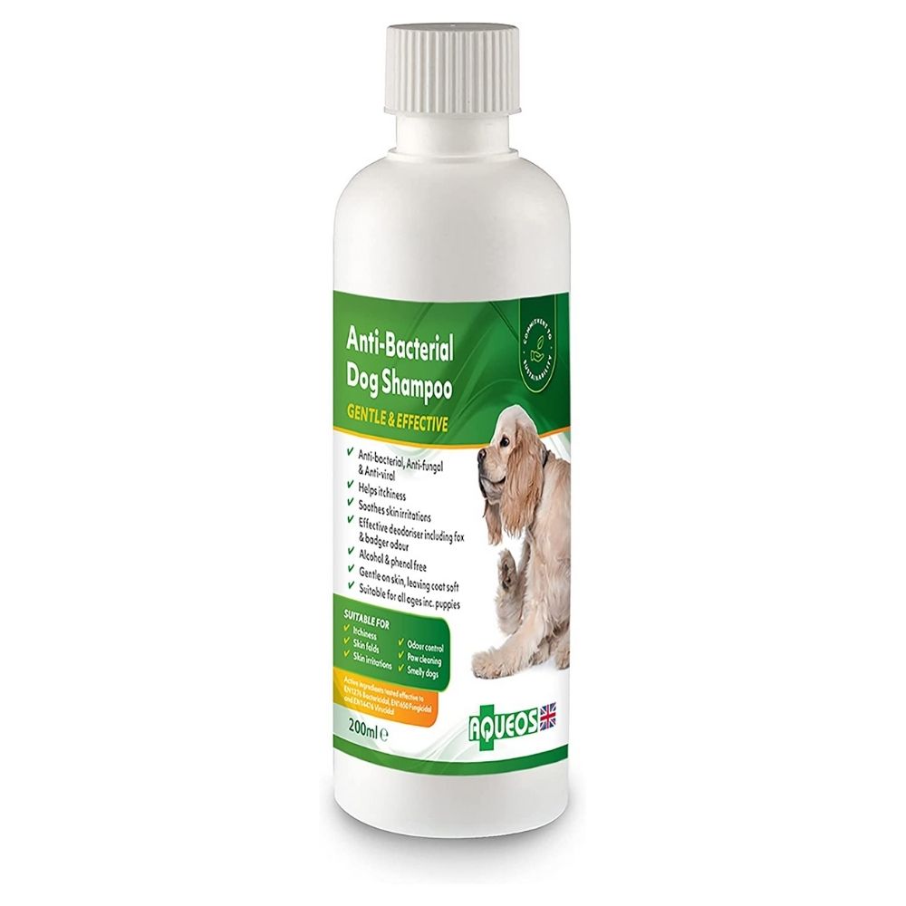 Aqueos Anti-Bacterial Dog Shampoo - All Sizes