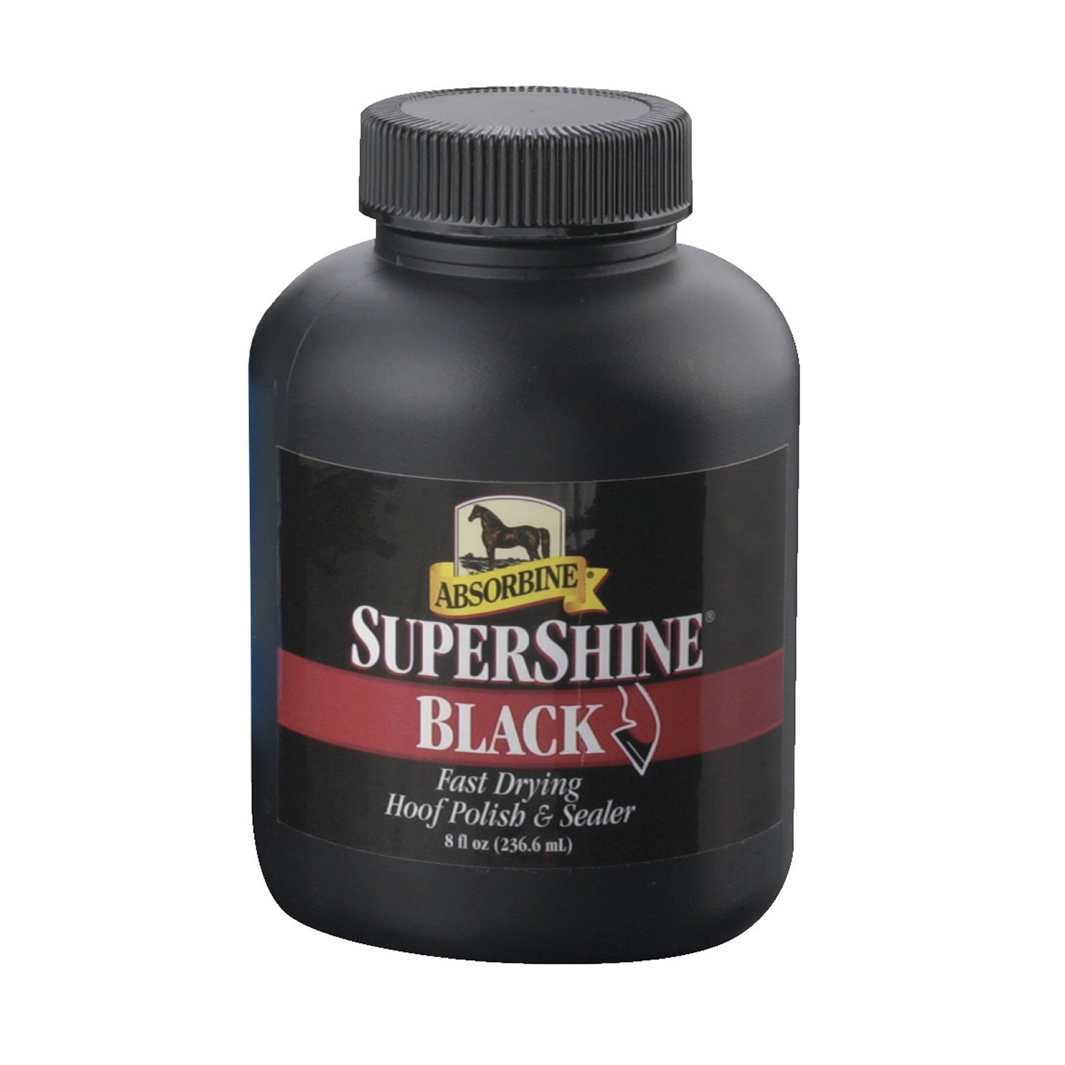 Absorbine Supershine Black Hoof Polish 237ml 