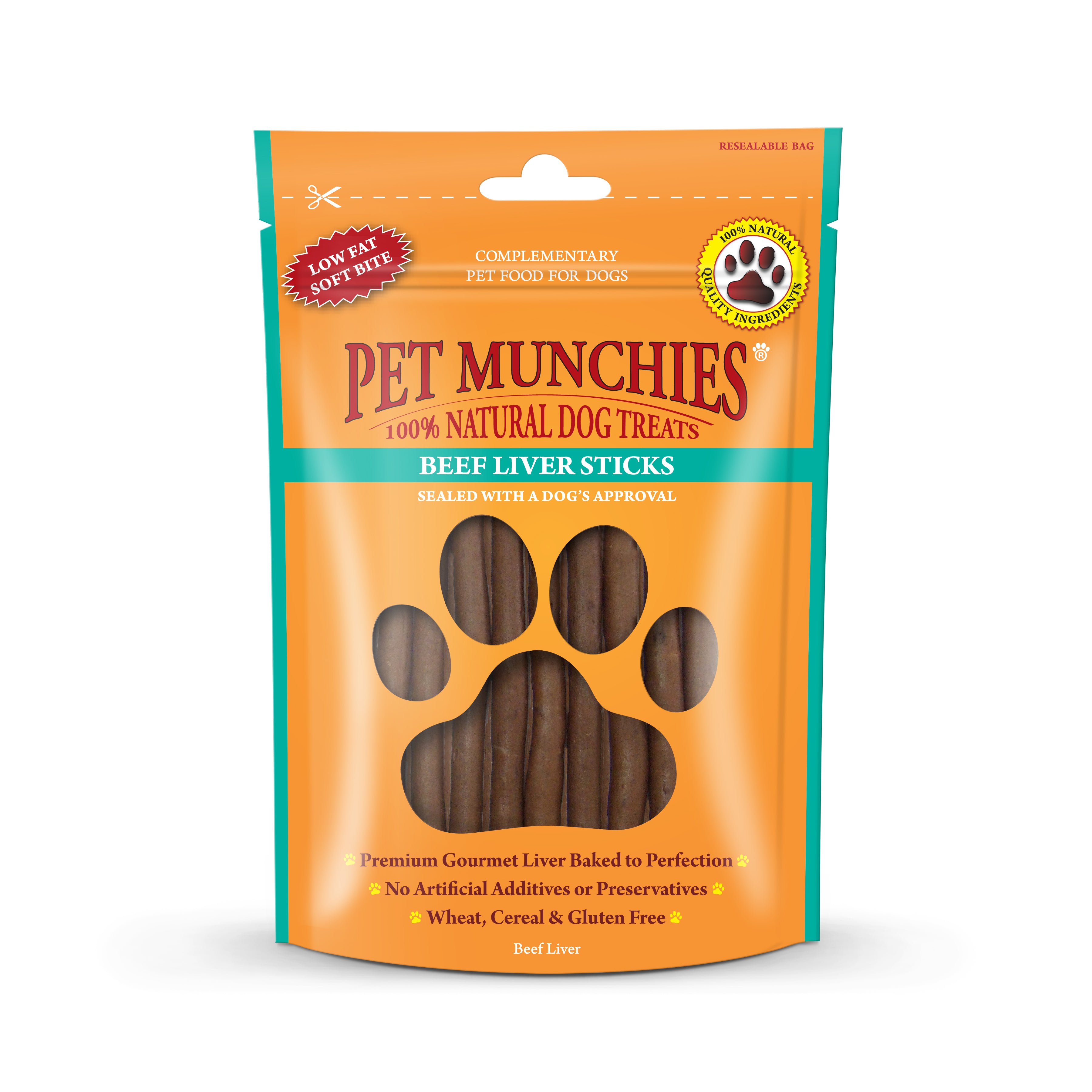 Pet Munchies Beef Liver Sticks 90g