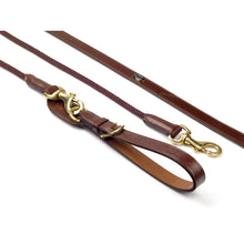Load image into Gallery viewer, Whitaker Quality Leather Draw Reins Rope 
