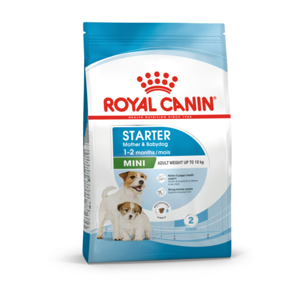 Royal Canin Dry Dog Food For Mini Starter Mother & Babydog - All Sizes