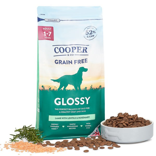 Cooper & Co Dried Adult Dog Food Glossy Lamb with Lentils and Rosemary
