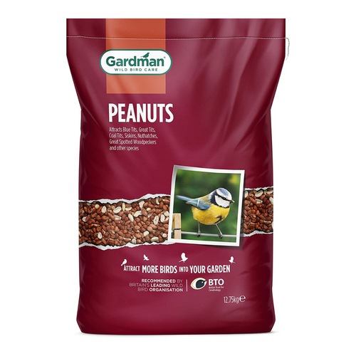 Gardman High Quality Bird Food Peanuts 12.75kg