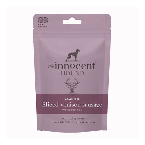 The Innocent Hound Sliced Venison Sausage Treats- 70g 