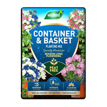 Load image into Gallery viewer, Westland Container &amp; Basket Planting Peat Free Mix 50L
