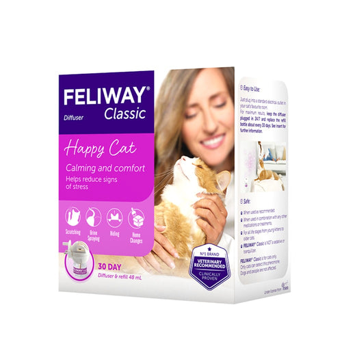 Feliway Classic Diffuser & Refill Pack For Cats 48ml