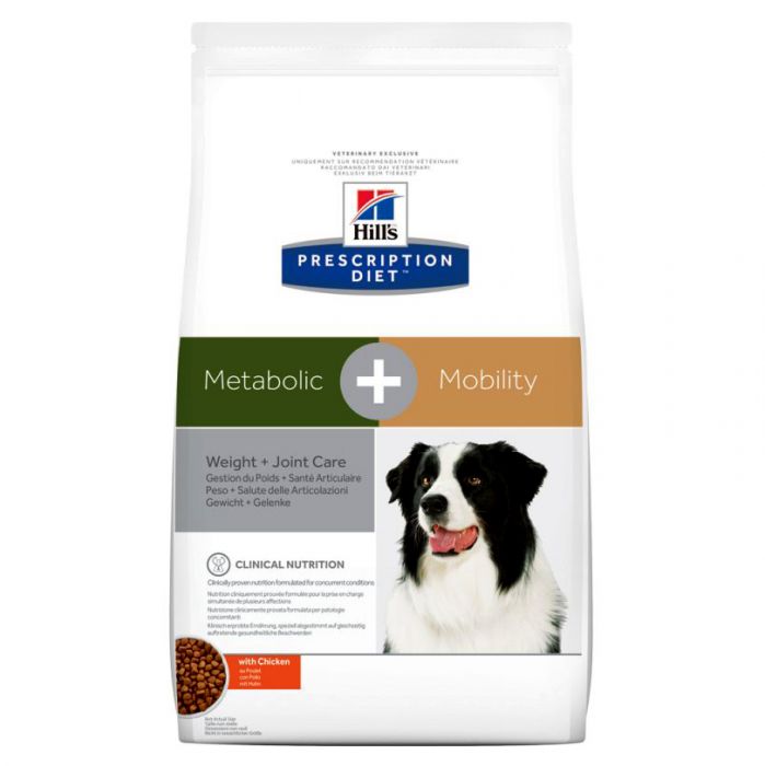 Hill's Canine Metabolic + Mobility Dry Dog Food 12kg