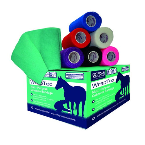 Vetset Wraptec Cohesive Bandage 100mm 