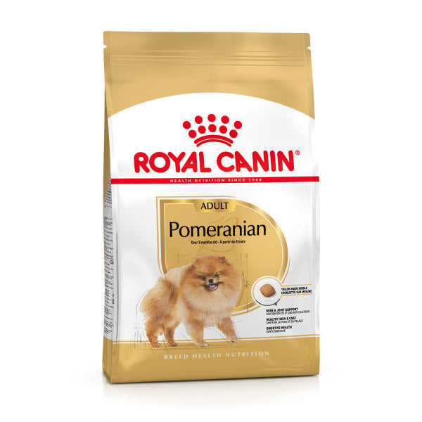 Royal Canin Dry Dog Food Specifically For Adult Pomeranian - All Sizes