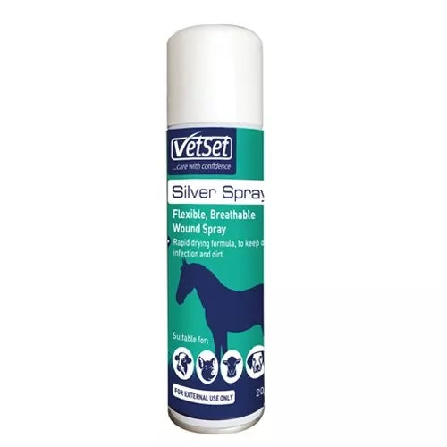 Vetset Aluminium Silver Spray 200ml