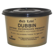 Load image into Gallery viewer, Gold Label Dubbin Black Softening Waterproof Protection- Various Sizes

