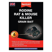 Load image into Gallery viewer, Rentokil Rodine Rat &amp; Mouse Killer Grain Bait Sachets
