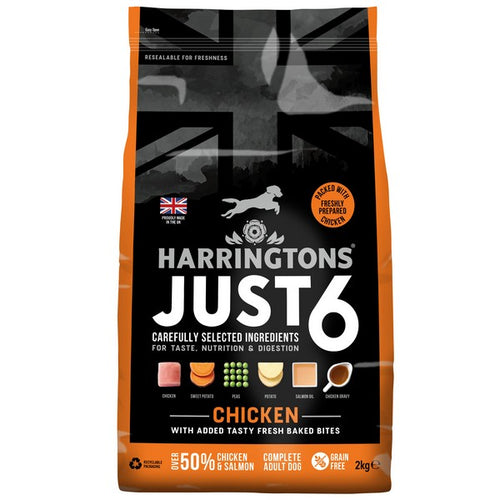 Harringtons Just 6 Adult Nutritional Wet & Dry Dog Food