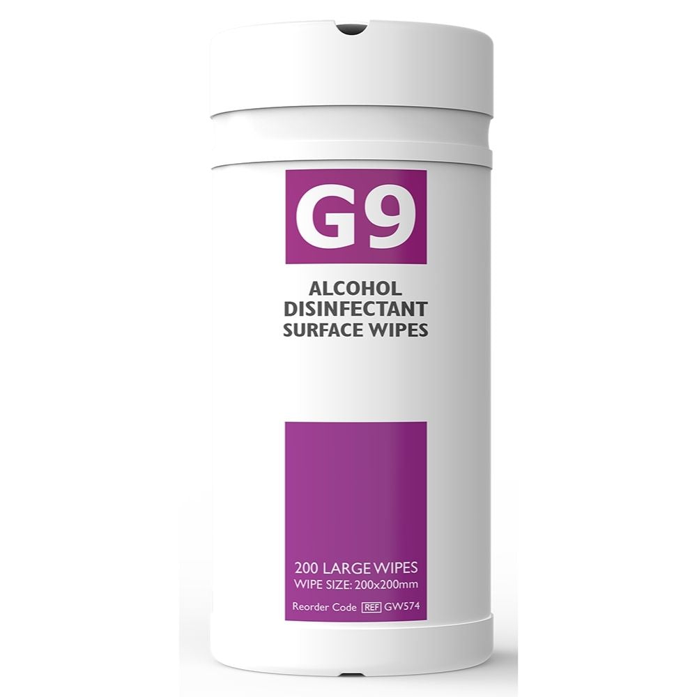 G9 Surface Wipes Pack Of 200 - Large Wipes