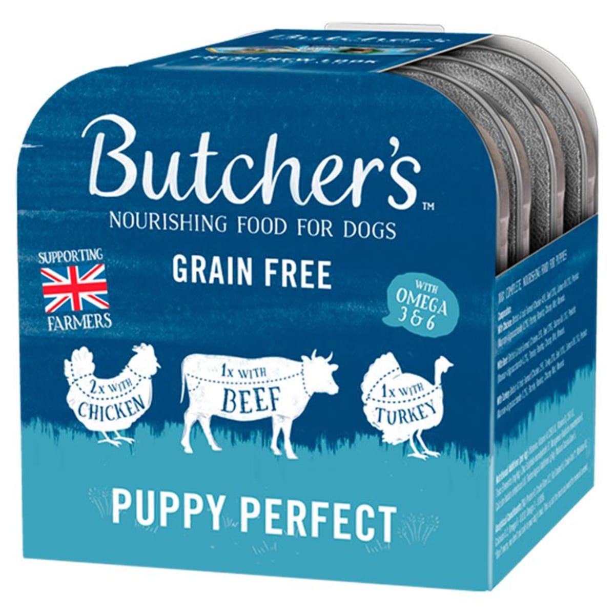Butcher's Tray Recipe Wet Dog Food 4x150g- Various Types
