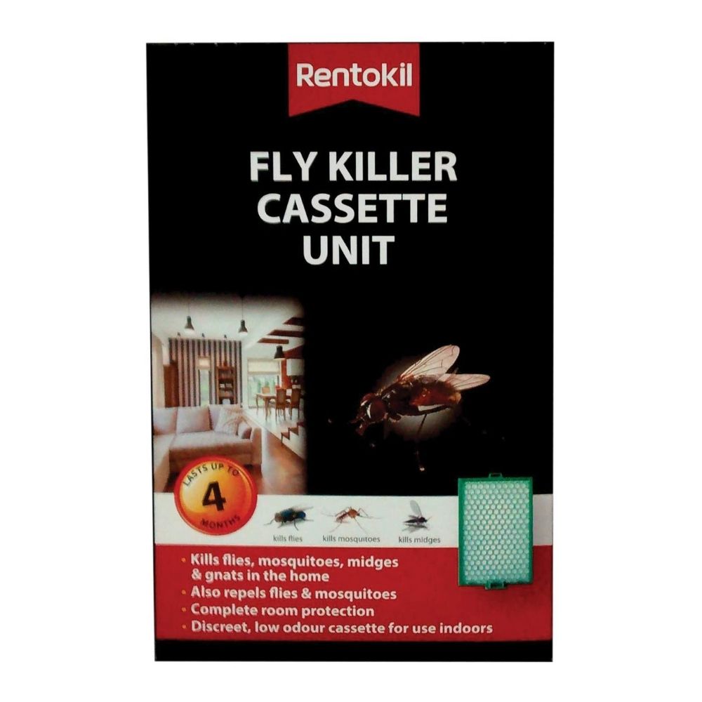 Rentokil FFL10 Fly Killer Repeller Insecticide Cassette Black