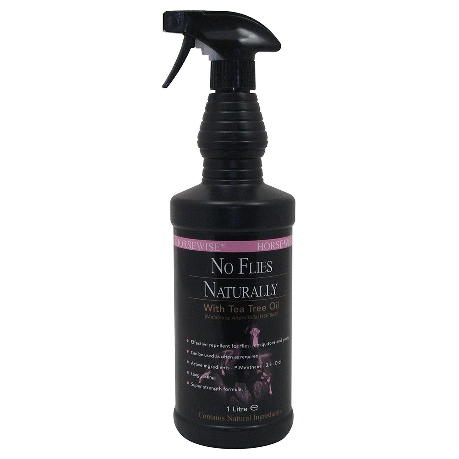 Horsewise No Flies Naturally Spray For Horses- 1Litre 