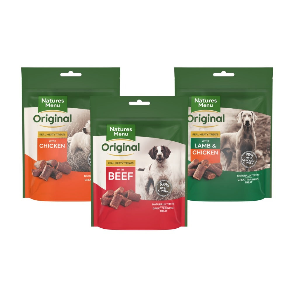 Natures Menu Real Meaty Dog Treats 120g