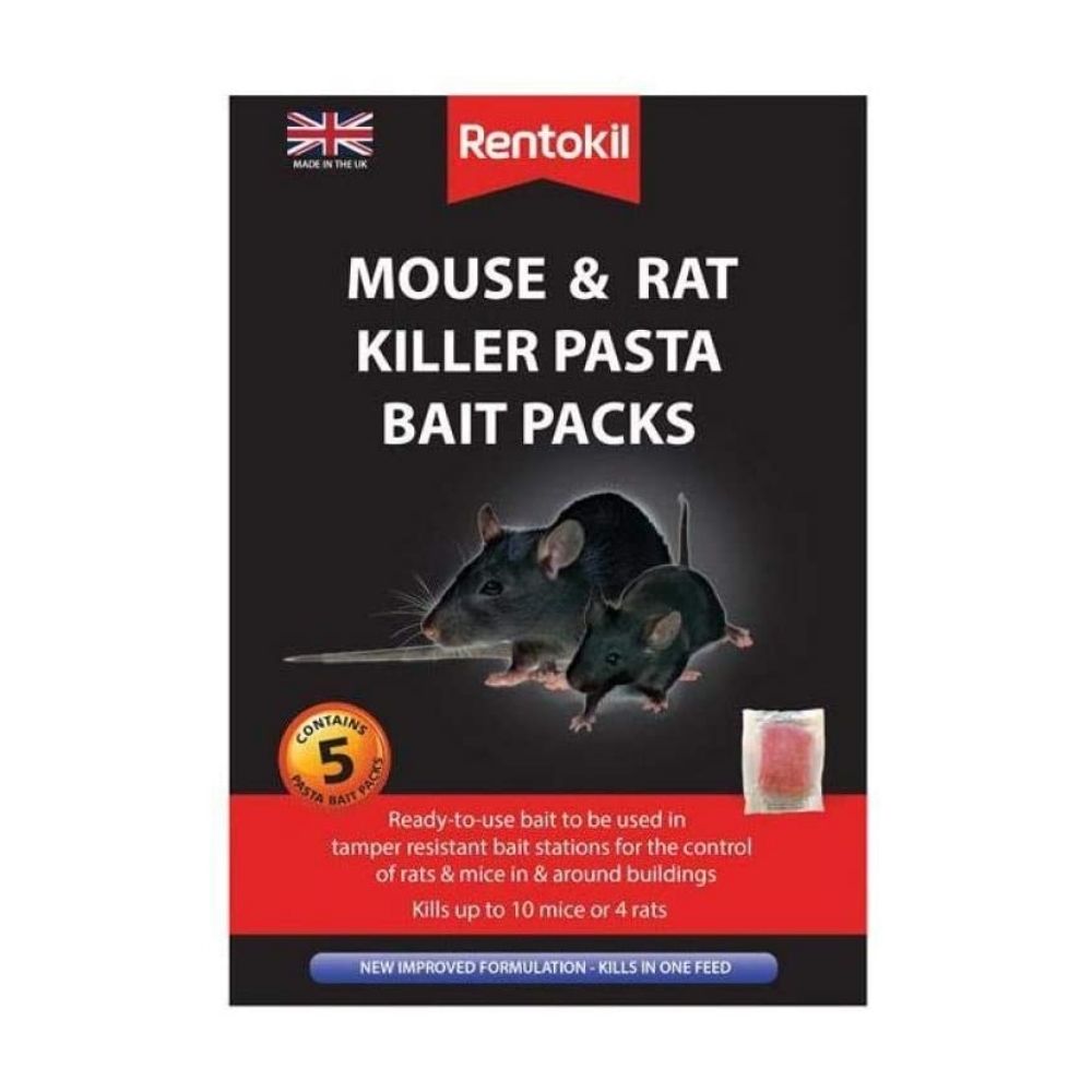 Rentokil Mouse & Rat Killer Pasta Bait Pack Sachets
