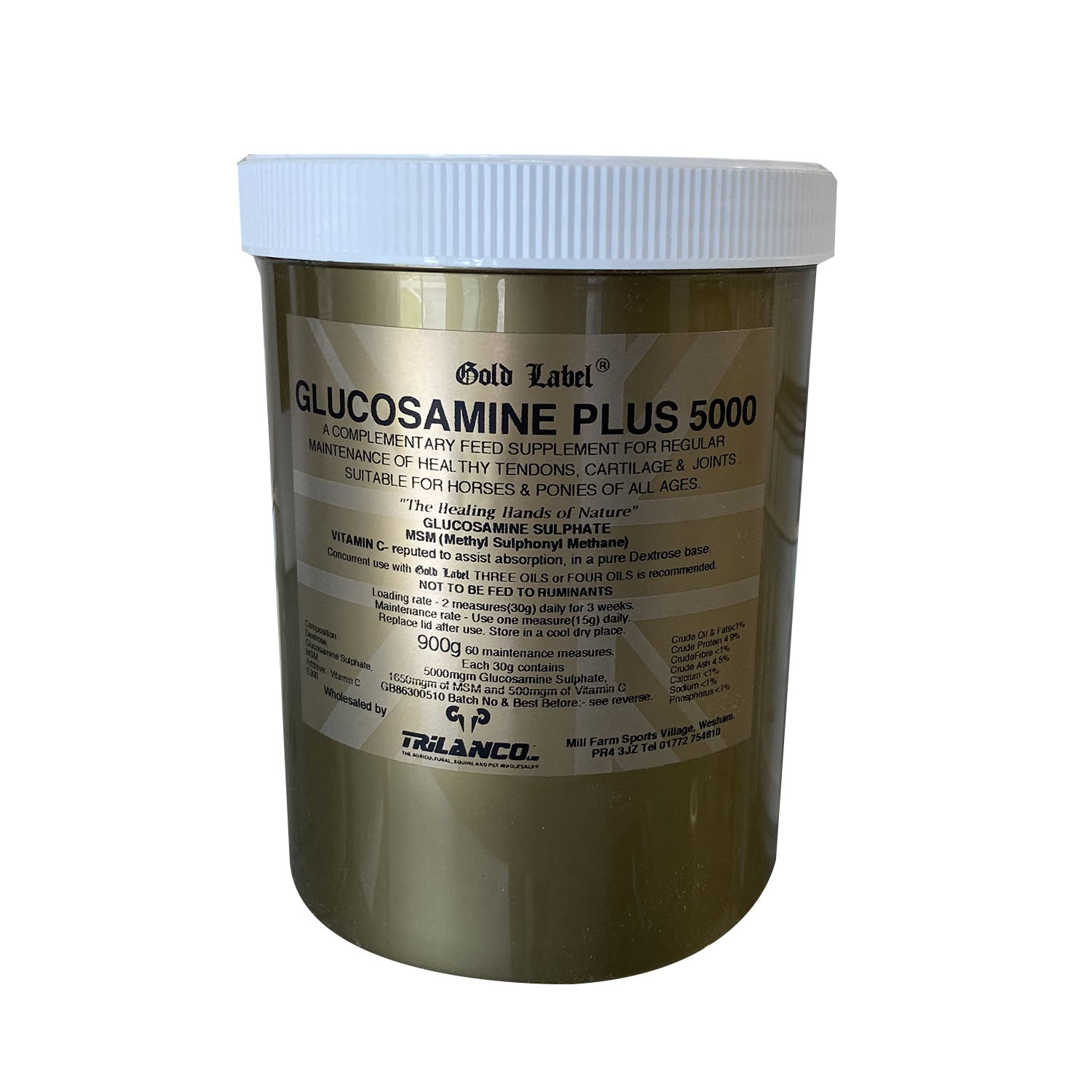 Gold Label Glucosamine Plus For Horses- Various Sizes 