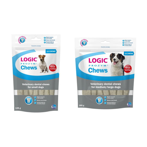 Logic Prozym Dental Chew Treats For Dogs - All Sizes