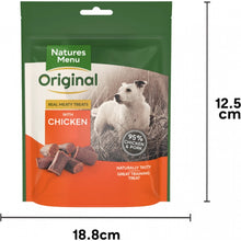 Load image into Gallery viewer, Natures Menu Real Meaty Dog Treats 120g
