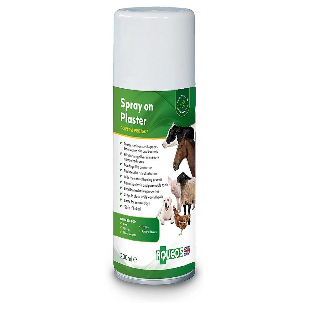Aqueos Spray On Plaster For Pets - 200ml | Direct4Pet | Free Delivery