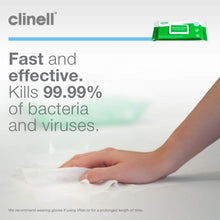 Load image into Gallery viewer, Clinell CW40 Universal Hand Cleaning &amp; Surface Wipes 40 Pack
