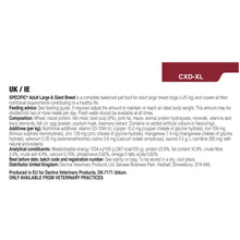 Load image into Gallery viewer, Dechra SPECIFIC CXD-XL Adult Large Breed Dry Dog Food
