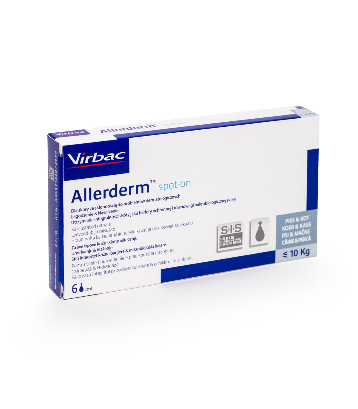 Virbac Allerderm Spot On For Dogs & Cats
