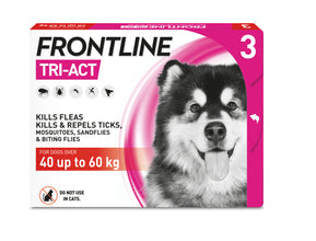 Load image into Gallery viewer, FRONTLINE Tri-Act Flea &amp; Tick Treatment for Dogs
