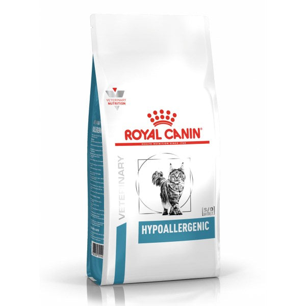 Royal Canin Veterinary Health Nutrition Hypoallergenic Cat Food- Various Sizes 